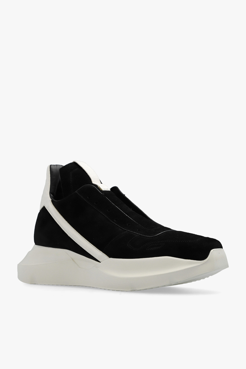 Black 'Geth Runner' perforated sneakers Rick Owens - Bambas ONLY 